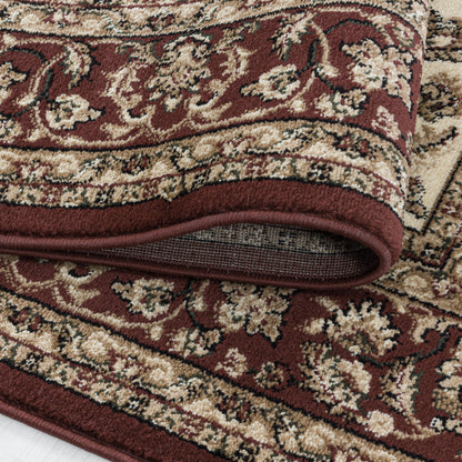 Teheran – Klassiek Vloerkleed – Crème/Rood