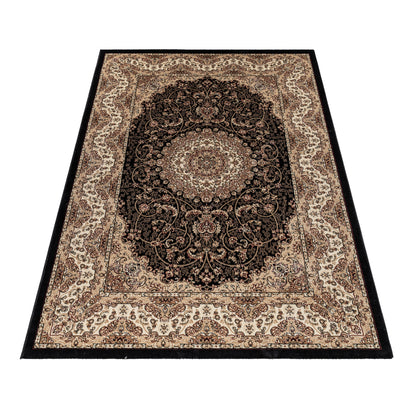Bukhara – Klassiek Vloerkleed – Zwart/Beige