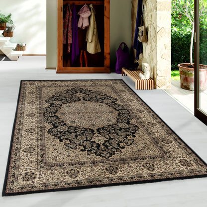 Bukhara – Klassiek Vloerkleed – Zwart