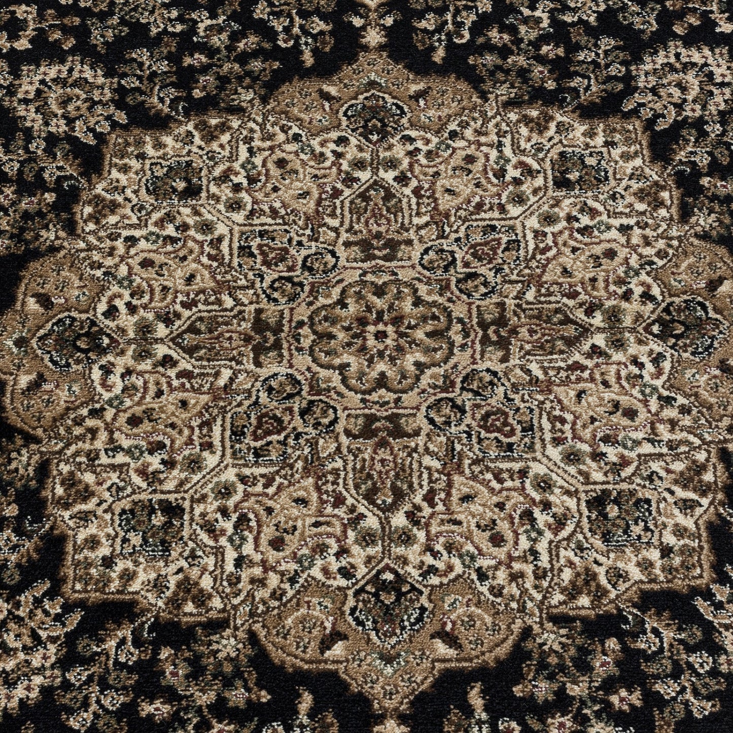 Bukhara – Klassiek Vloerkleed – Zwart