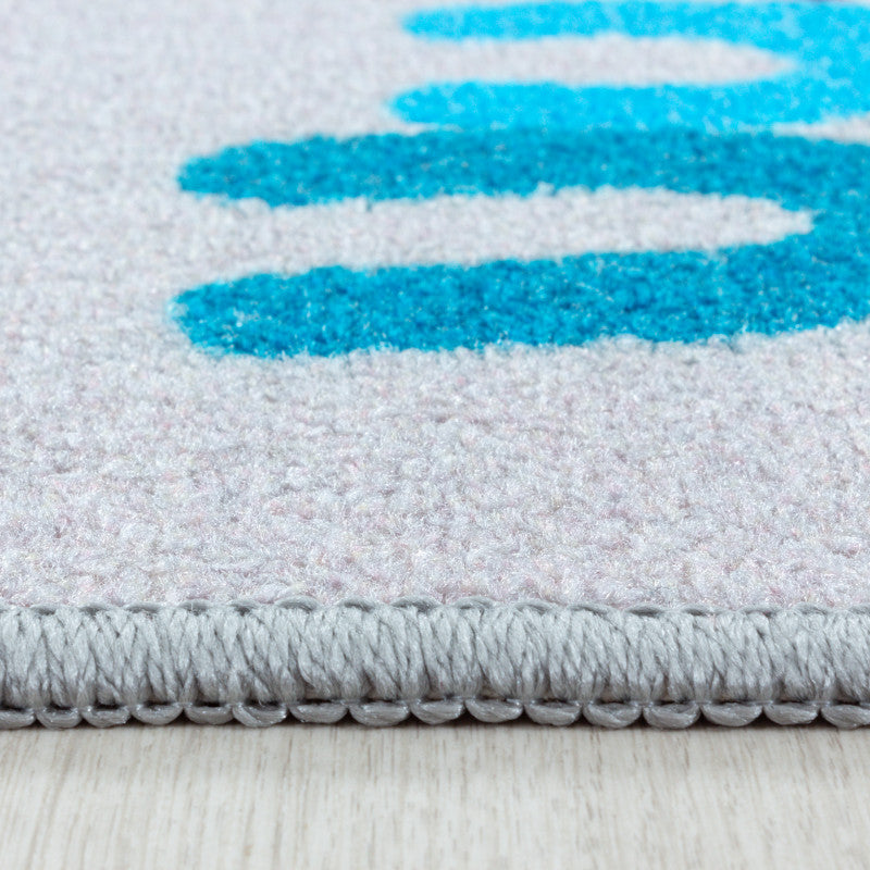 Play – Kindervloerkleed – Alfabet – Laagpolig – Anti-Allergisch & Anti-Slip