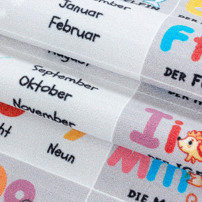 Play – Kindervloerkleed – Alfabet – Laagpolig – Anti-Allergisch & Anti-Slip