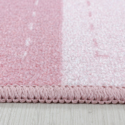 Play – Kindervloerkleed – Little Princess Roze – Laagpolig – Anti-Allergisch & Anti-Slip