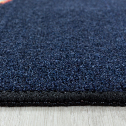 Play – Kindervloerkleed – Ruimte – Laagpolig – Anti-Allergisch & Anti-Slip