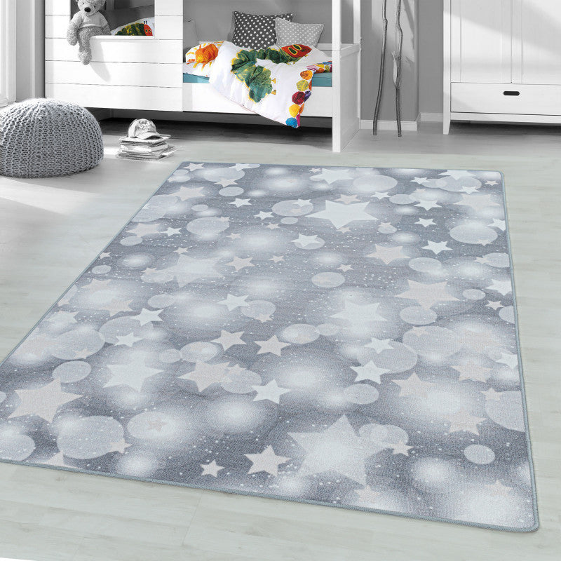 Play – Kindervloerkleed – Sterrenhemel – Laagpolig – Anti-Allergisch & Anti-Slip