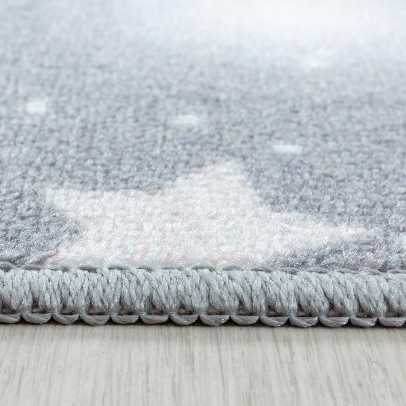 Play – Kindervloerkleed – Sterrenhemel – Laagpolig – Anti-Allergisch & Anti-Slip