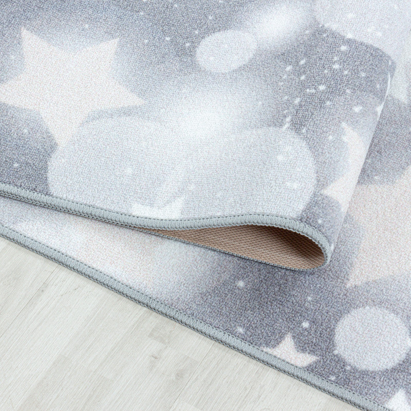 Play – Kindervloerkleed – Sterrenhemel – Laagpolig – Anti-Allergisch & Anti-Slip