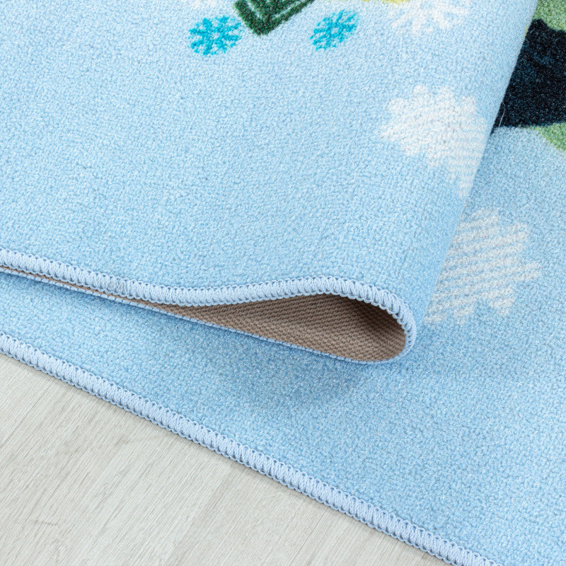Play – Kindervloerkleed – Wereldmap – Laagpolig – Anti-Allergisch & Anti-Slip