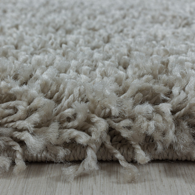 Sydney – Hoogpolig Vloerkleed – Natuur – Effen Design