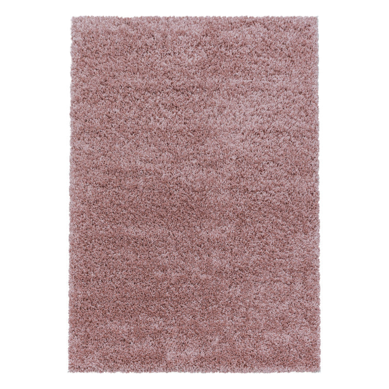 Sydney – Hoogpolig Vloerkleed – Roze – Effen Design