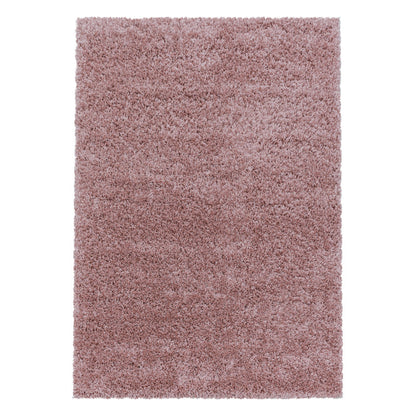 Sydney – Hoogpolig Vloerkleed – Roze – Effen Design