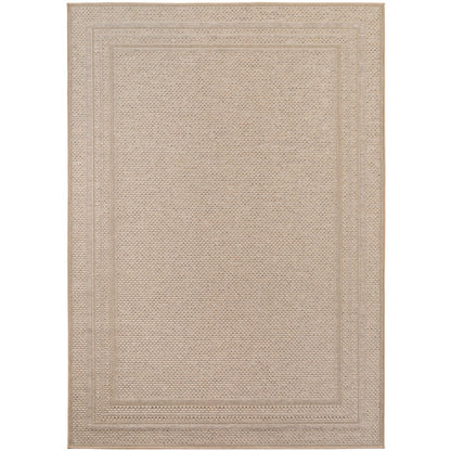 Desert – Kaderdesign Bruin/Beige – Binnen & Buiten Vloerkleed – Laagpolig
