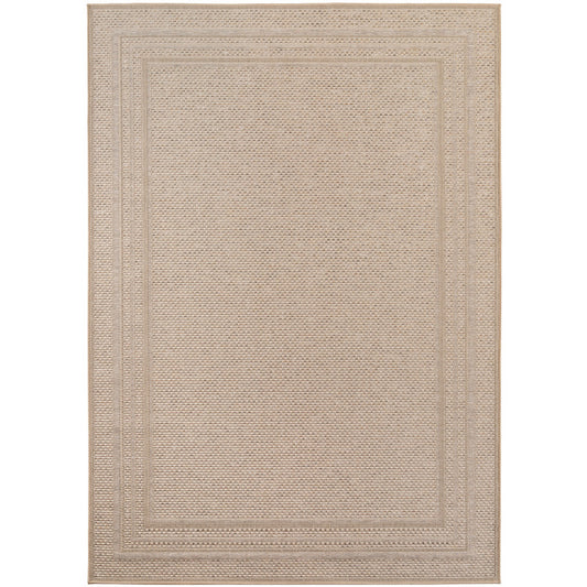 Desert – Kaderdesign Bruin/Beige – Binnen & Buiten Vloerkleed – Laagpolig