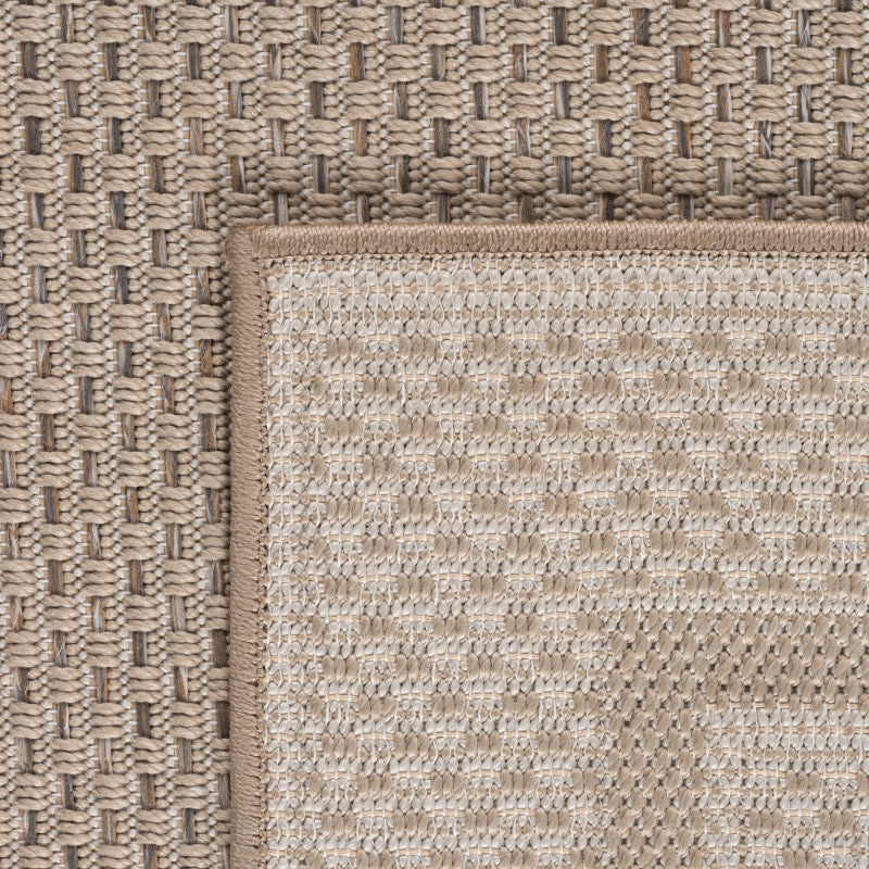 Desert – Kaderdesign Bruin/Beige – Binnen & Buiten Vloerkleed – Laagpolig