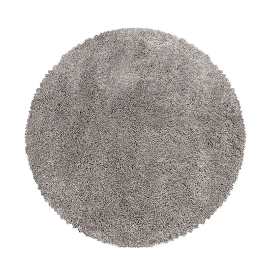Fluffy Rond Vloerkleed – Beige – Hoogpolig & Extra Zacht