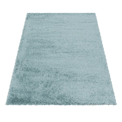 Fluffy Vloerkleed – Aqua – Hoogpolig & Extra Zacht