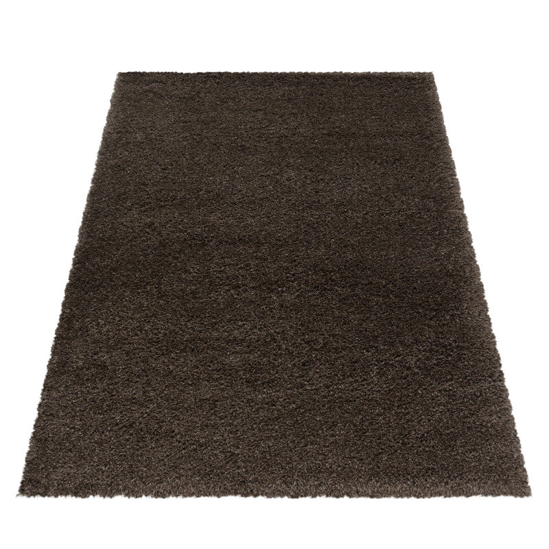 Fluffy Vloerkleed – Bruin – Hoogpolig & Extra Zacht