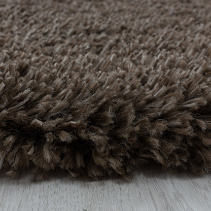 Fluffy Vloerkleed – Bruin – Hoogpolig & Extra Zacht