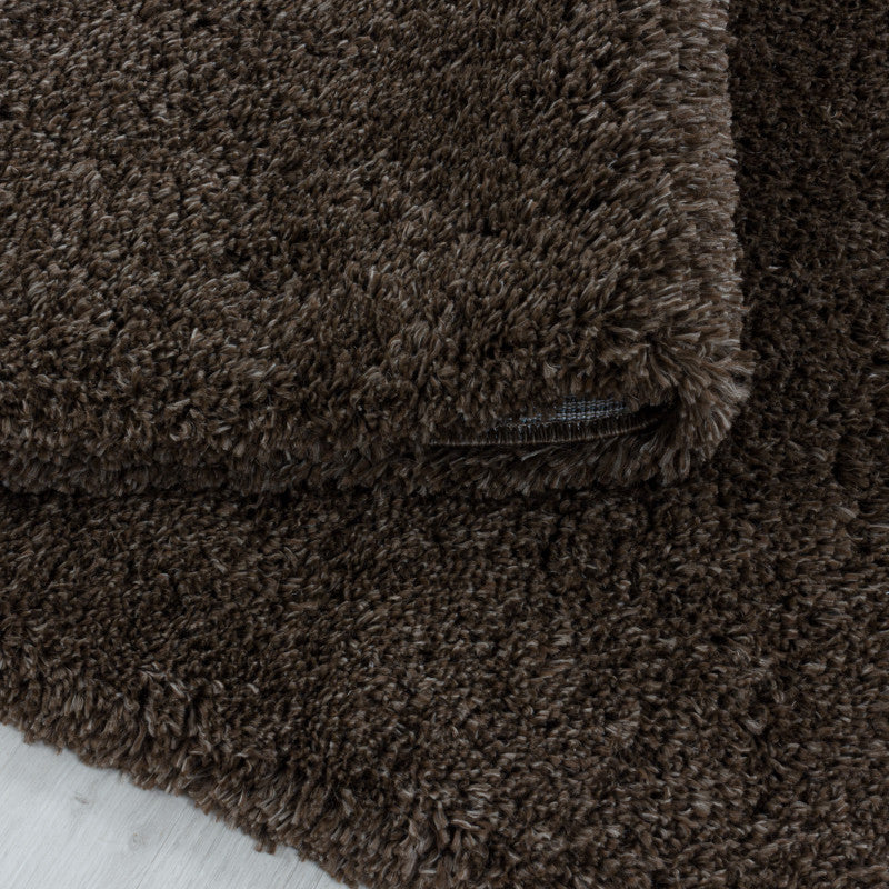Fluffy Vloerkleed – Bruin – Hoogpolig & Extra Zacht