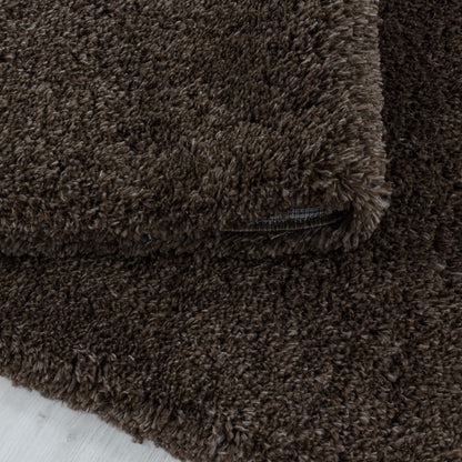 Fluffy Vloerkleed – Bruin – Hoogpolig & Extra Zacht