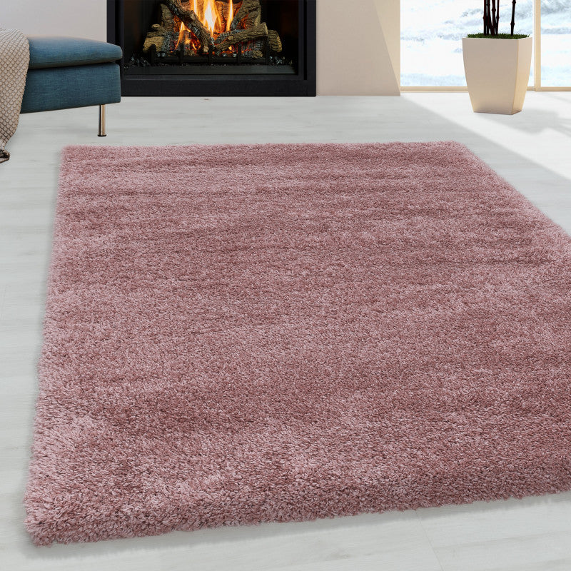 Fluffy Vloerkleed – Roze – Hoogpolig & Extra Zacht