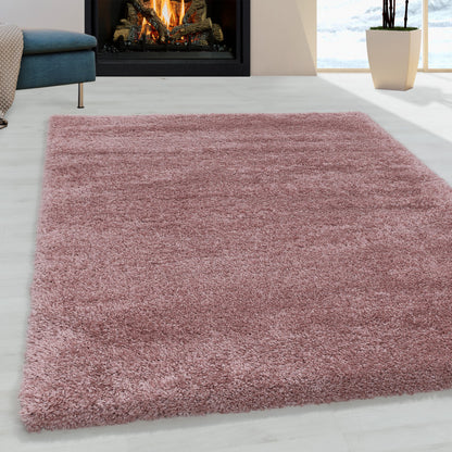 Fluffy Vloerkleed – Roze – Hoogpolig & Extra Zacht