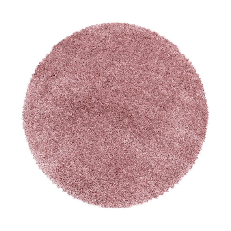Fluffy Rond Vloerkleed – Roze – Hoogpolig & Extra Zacht