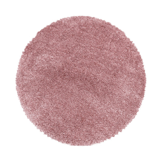 Fluffy Rond Vloerkleed – Roze – Hoogpolig & Extra Zacht