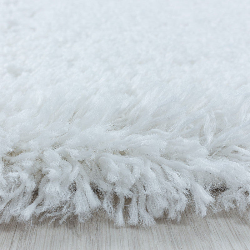 Fluffy Vloerkleed – Wit – Hoogpolig & Extra Zacht