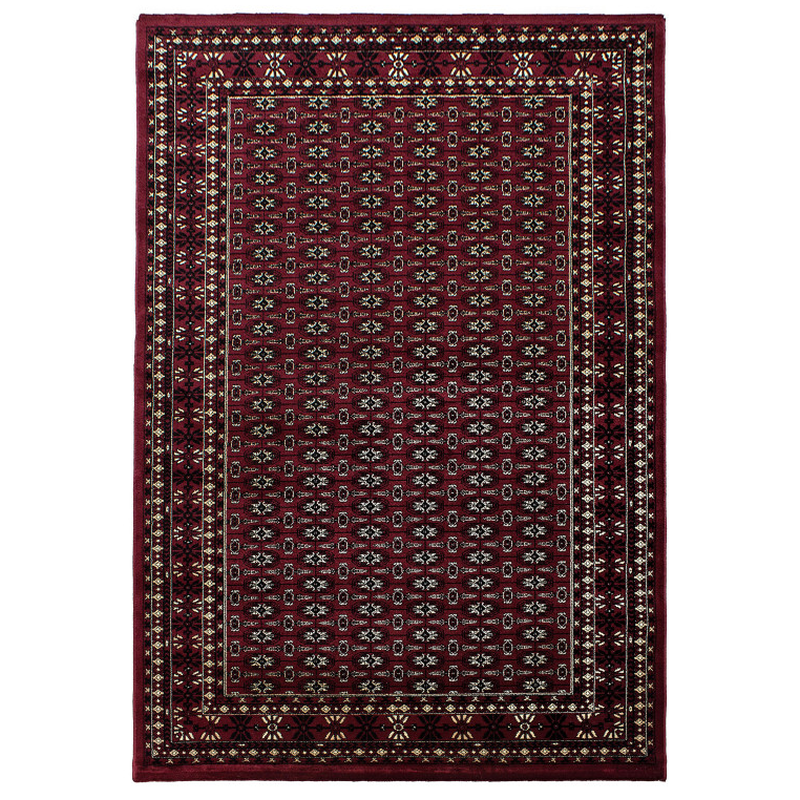 Rabat – Klassiek Vloerkleed – Rood – Laagpolig & Oosters Design