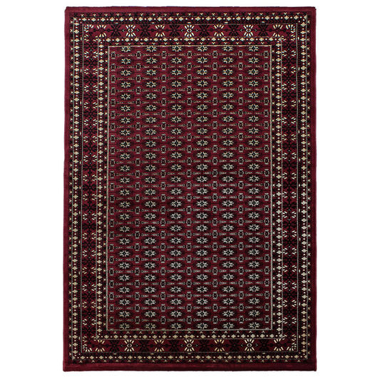Rabat – Klassiek Vloerkleed – Rood – Laagpolig & Oosters Design