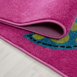 Kids Vloerkleed – Kindervloerkleed – lila  – Anti-Allergisch