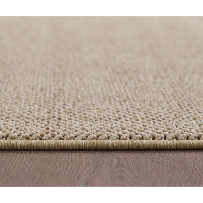 Loom Vloerkleed – Beige – Effen & Modern – Laagpolig Vloerkleed