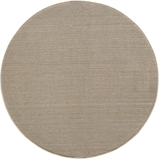 Loom Vloerkleed Rond – Beige – Effen & Modern – Laagpolig Vloerkleed