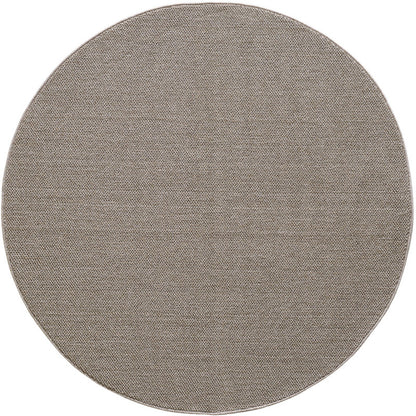 Loom Vloerkleed Rond – Bruin – Effen & Modern – Laagpolig Vloerkleed