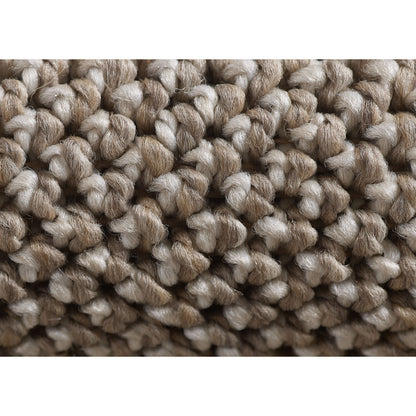 Loom Vloerkleed Rond – Bruin – Effen & Modern – Laagpolig Vloerkleed