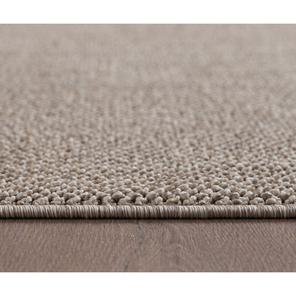 Loom Vloerkleed Rond – Bruin – Effen & Modern – Laagpolig Vloerkleed