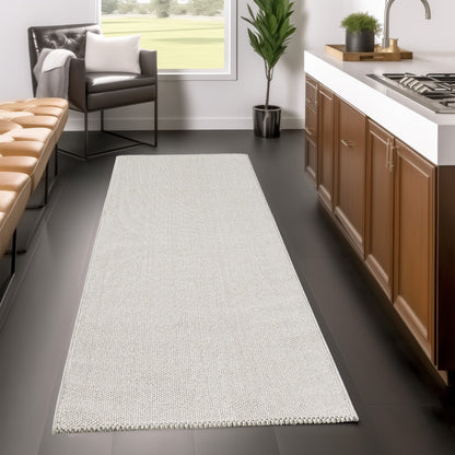 Loom Vloerkleed – Crème – Effen & Modern – Laagpolig Vloerkleed