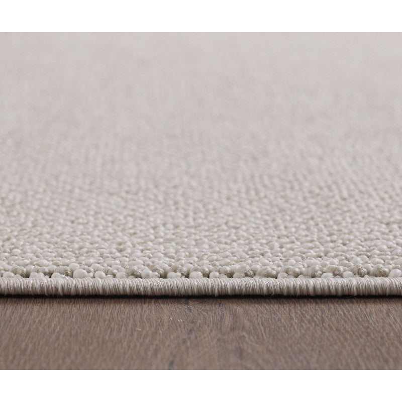 Loom Vloerkleed – Crème – Effen & Modern – Laagpolig Vloerkleed