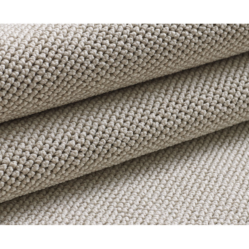 Loom Vloerkleed Rond – Crème – Effen & Modern – Laagpolig Vloerkleed