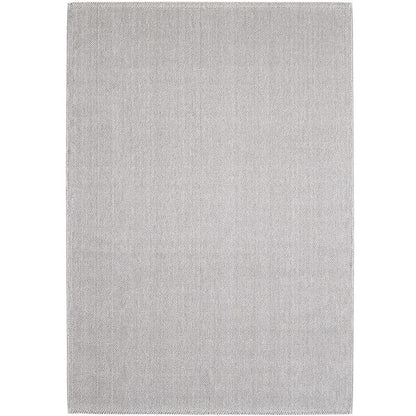 Loom Vloerkleed – Zilver – Effen & Modern – Laagpolig Vloerkleed