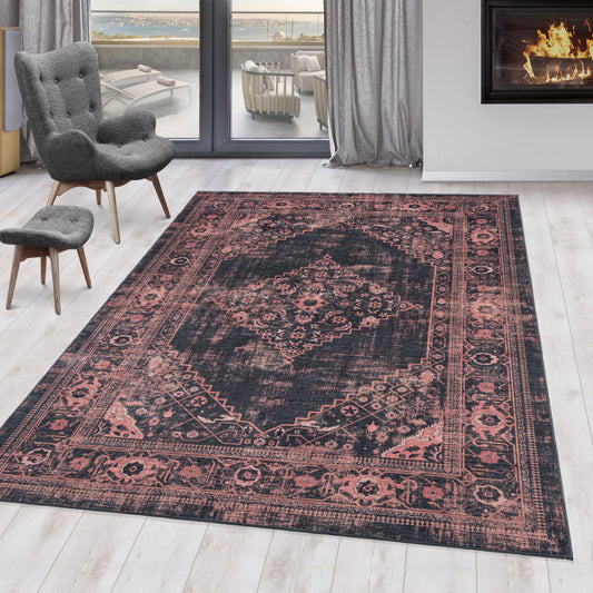 Fiesta Vloerkleed – Rood – Wasbaar