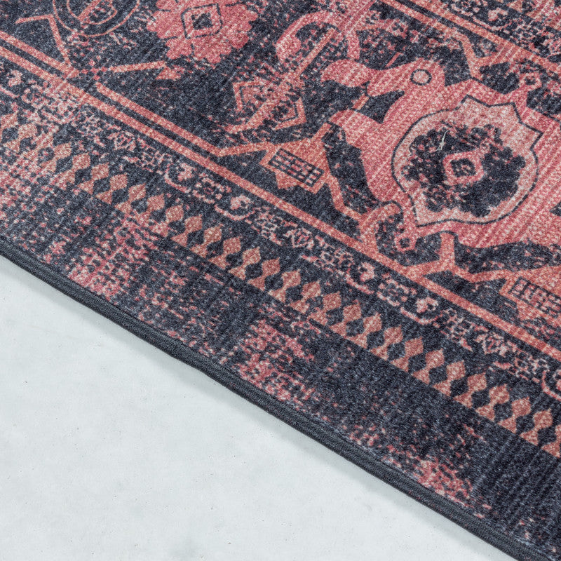 Fiesta Vloerkleed – Rood – Wasbaar