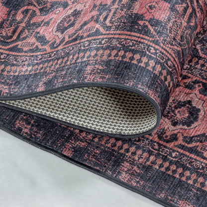 Fiesta Vloerkleed – Rood – Wasbaar