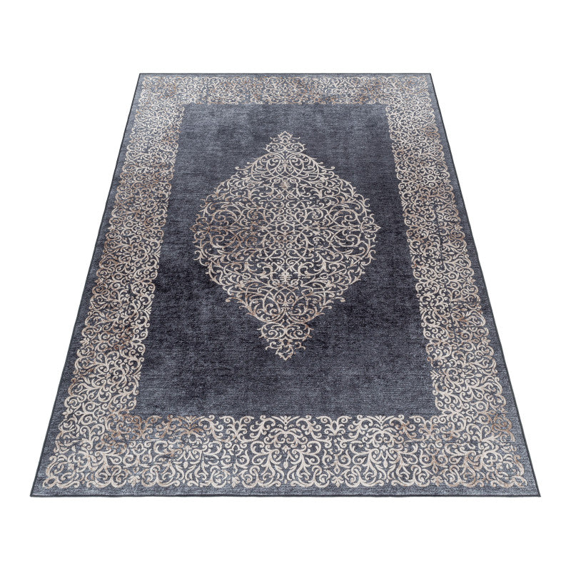 Fiesta Vloerkleed – Zwart – Wasbaar