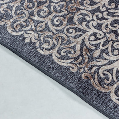 Fiesta Vloerkleed – Zwart – Wasbaar