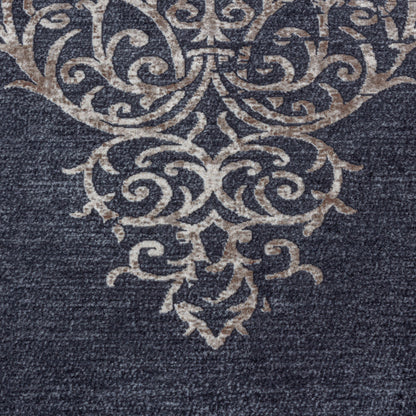 Fiesta Vloerkleed – Zwart – Wasbaar