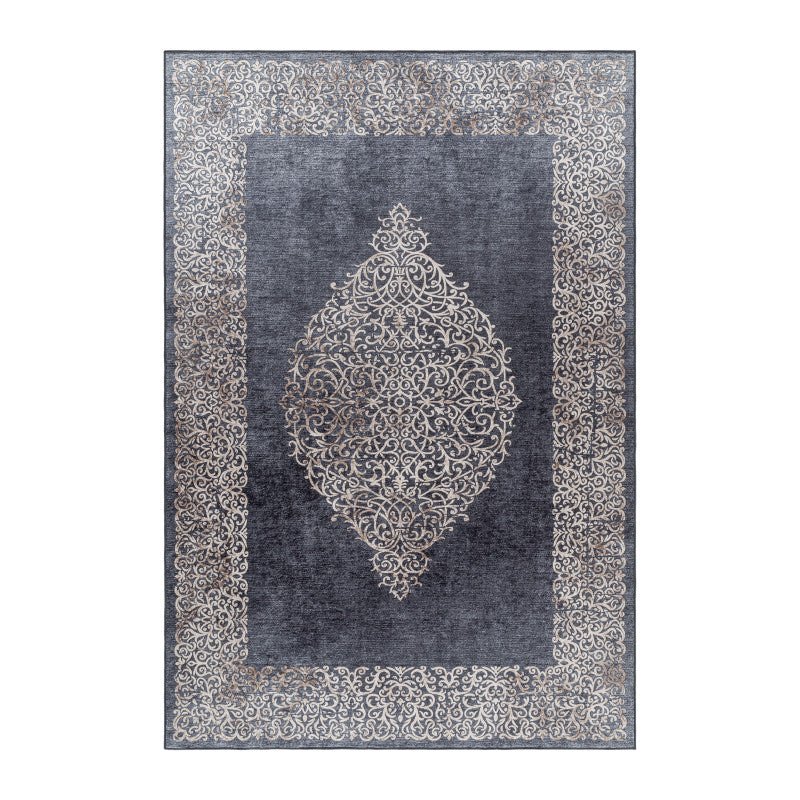 Fiesta Vloerkleed – Zwart – Wasbaar