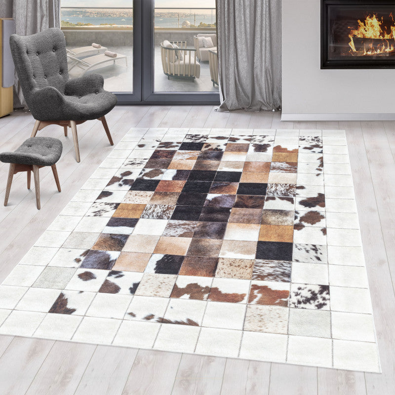 Fiesta Vloerkleed – Wit – Wasbaar