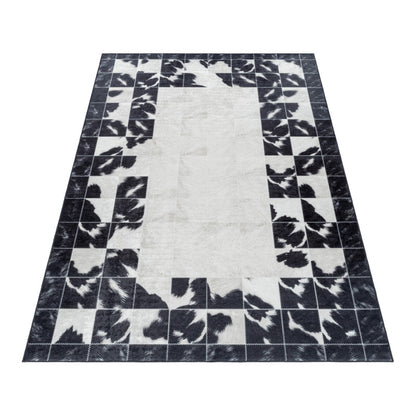 Fiesta Vloerkleed – Zwart/Wit – Wasbaar